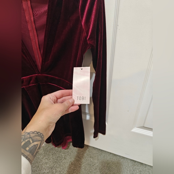 NWT VELVET ROMPER - Picture 2 of 4